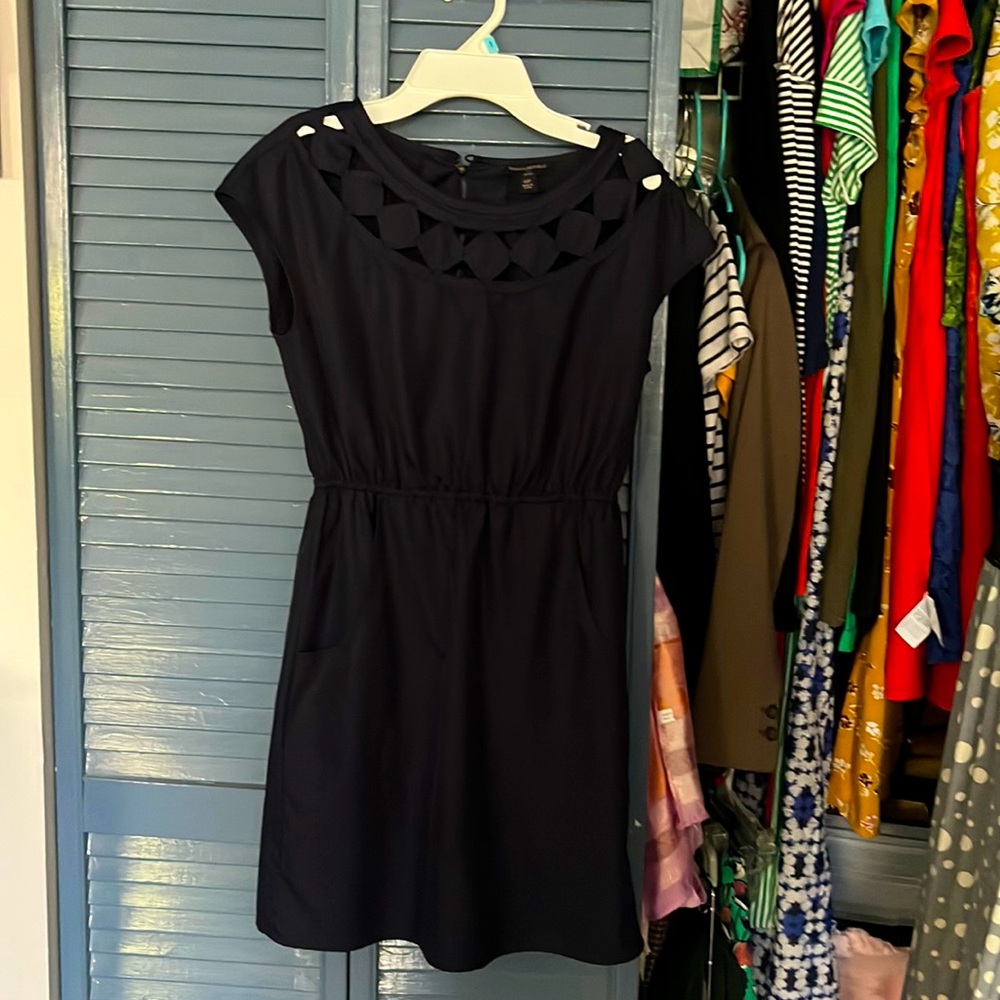Navy blue fancy dress